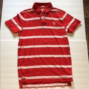 Abercrombie & fitch muscle polo shirt